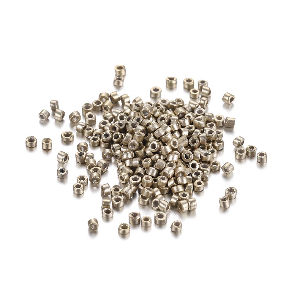 Handgefertigtes DIY Saatperlen-Set: 25 Farben, 2 mm, 1800 Stück, Röhrenzubehör