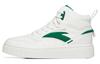 Slip Resistant High Top Skateboard Shoes Men's White Green