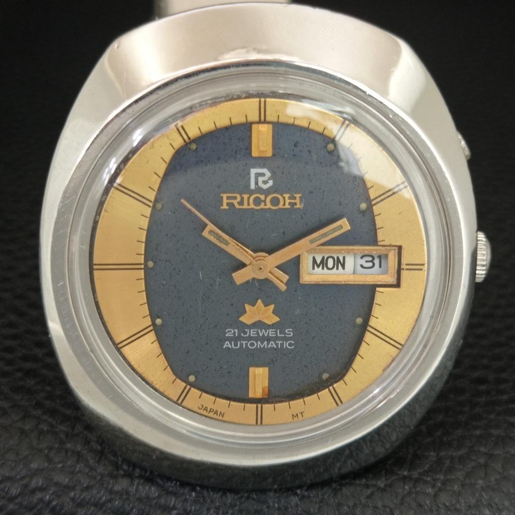 GENUINE VINTAGE RICOH R31 AUTOMATIC JAPAN MENS ORIGINAL DIAL WATCH a709436-1