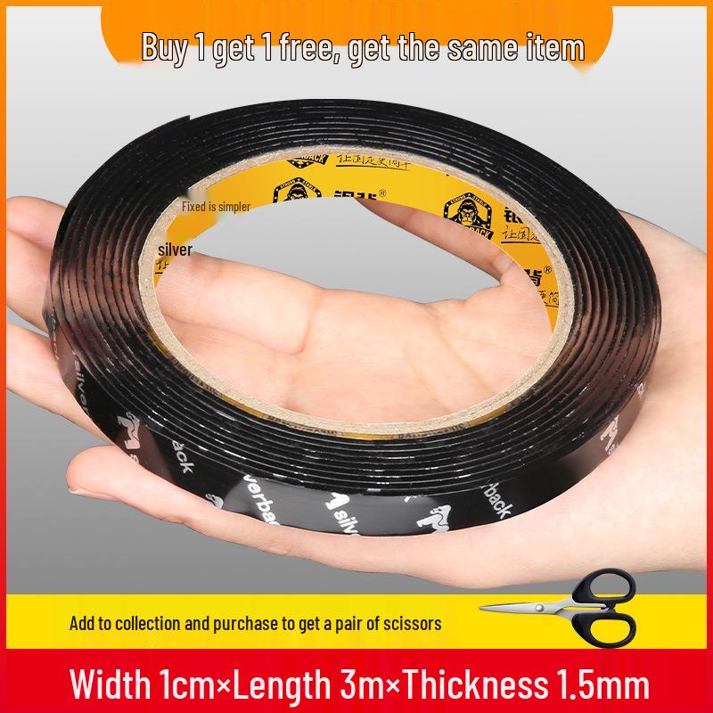 High-Viscosity Nano Double-Sided Traceless Adhesive Tape - Transparent, No-Trace, Ideal for Car, Glass, and Wall Applications