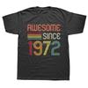 Vintage All Original Parts 1972 Retro T-Shirt Cotton Tops Men Fashion Unisex Tees T Shirt Streetwear Tshirt Men Clothing