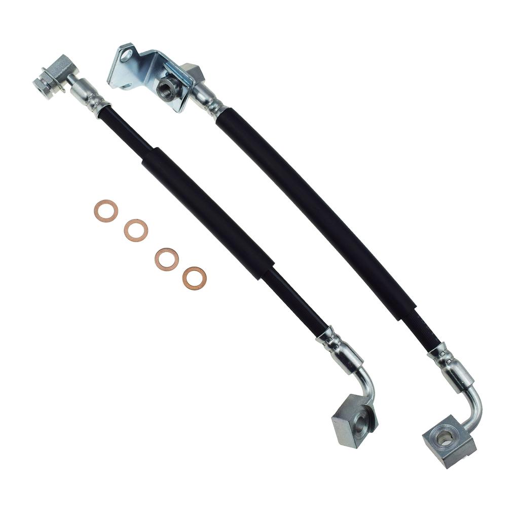 2Pcs Front LH & RH Brake Hydraulic Hose for Ford Explorer Ranger Mazda B3000 B4000 Mercury Mountaineer 8L5Z2078L 8L5Z2078R