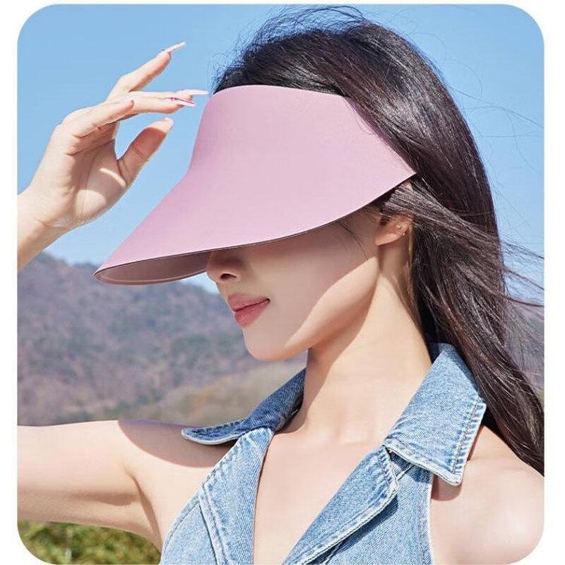 Женская регулируемая спортивная кепка-козырек с широкими полями