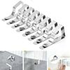 6Pcs Tablecloth Stable Clips Stainless Steel Table Clips Table Cloth Cover Clamps Table Cloth Holders for Party Weddings Camp