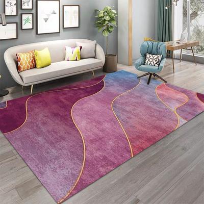 Nordic Geometric Print Carpet Rug Large Area Rug for Living Room Bedroom Decor Rug Non-Slip Washable Floor Mat