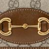 Gucci Horsebit 1955 Vintage Gold Buckle Logo Canvas And Leather Wallet Unisex Wallets Brown Ebony 644462-92TCG-8563