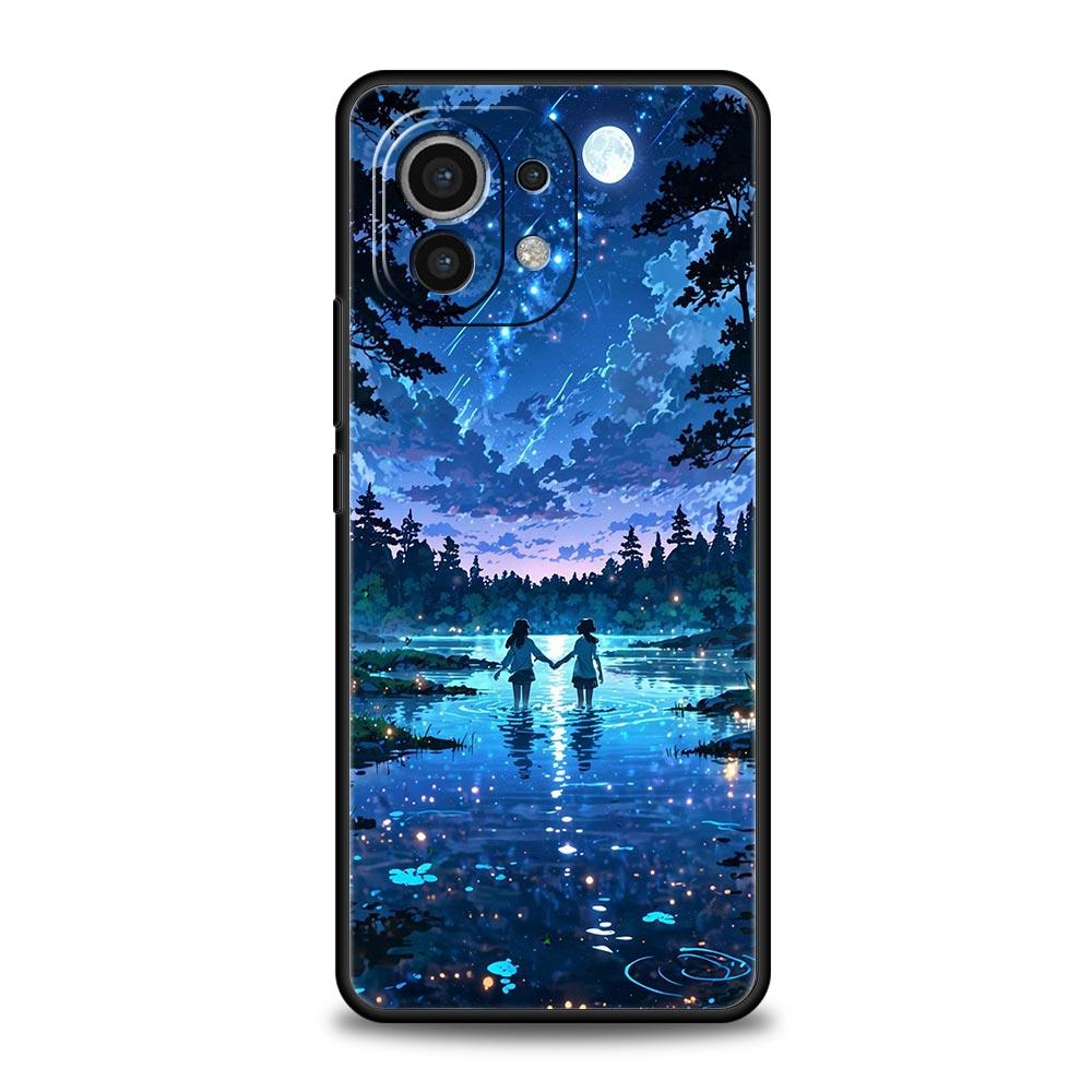 

Чехол для телефона для Xiaomi Mi 15 14 14T 13T 12T Pro 12 13 11 Lite 5G 11T X6 X5 Pro Мягкий ТПУ Чехол Мультяшное Небо Xiaomi 13 Ultra