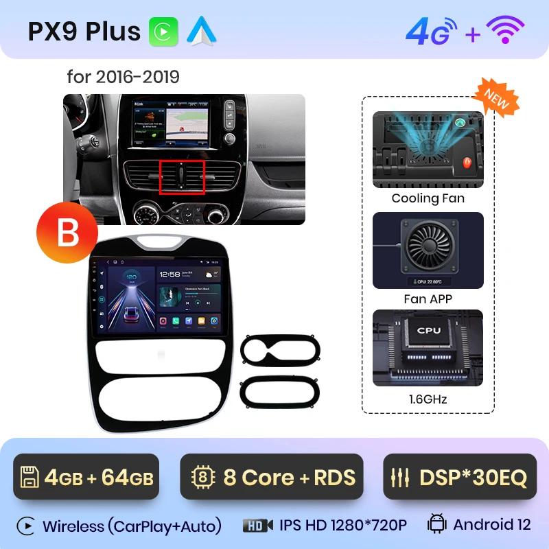 Accessories Autoradio Renault Carpl Car Radio For Renault Clio 4 2012 - 2019 wireless CarPlay Android Auto No 2 din 2din DVD