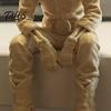 Window Edge Decoration 3D Printed Western Cowboy Skeleton Figurine, Sitting Statue Rustic Desk Decor Sitter, West Style Desktop Shelf for Home Office
