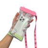 Fashion Cartoon Waterproof Phone Bag Sealed Touch Screen Airbag Protective Cover Floating Lanyard Swimming Storage Bag Summer