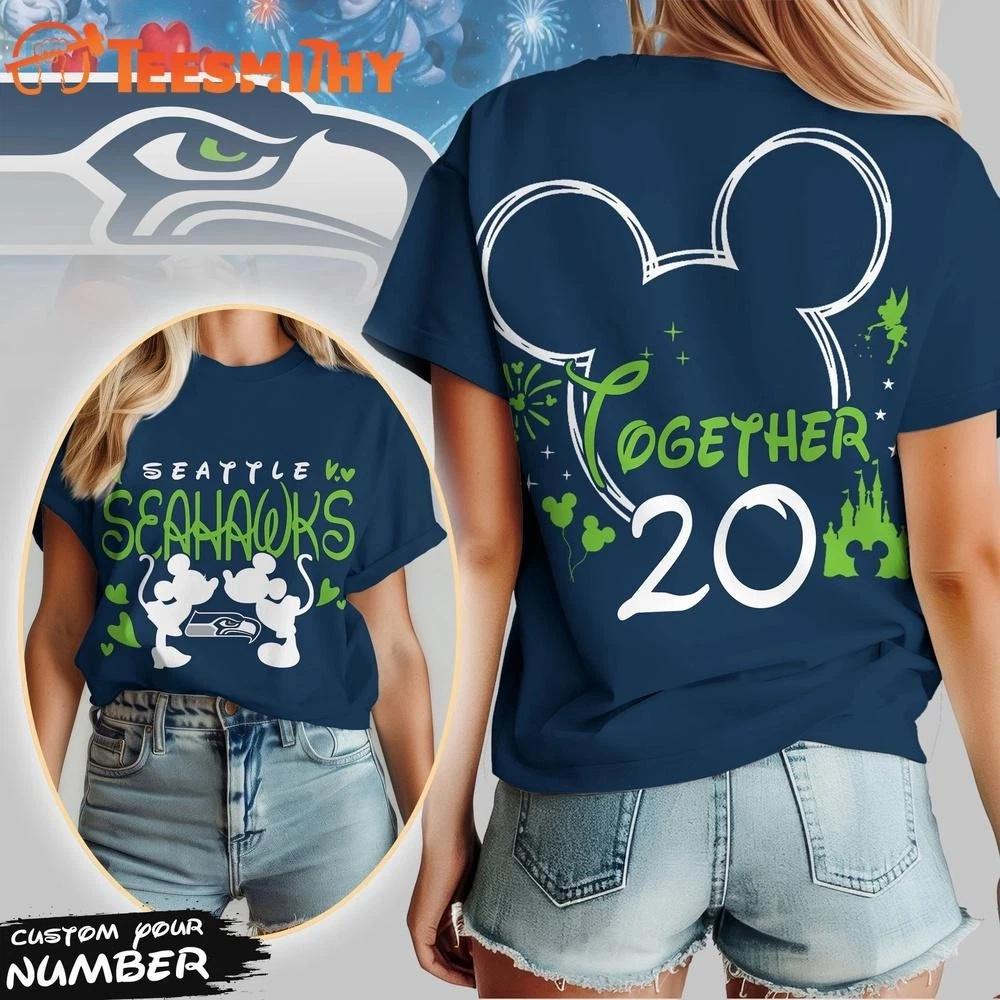Seattle Seahawk 2026 NFL Valentine Mic.key Unisex Shirt Unisex S-5XL XL