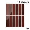 5/10Pcs Non Fading Wall Tile Stickers Peel and Stick Waterproof Oil Proof Heat Resistant for Dining Area Wall Decoration