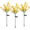 Bairuichen Solar-LED Rapsblumen Gartensteckerleuchte