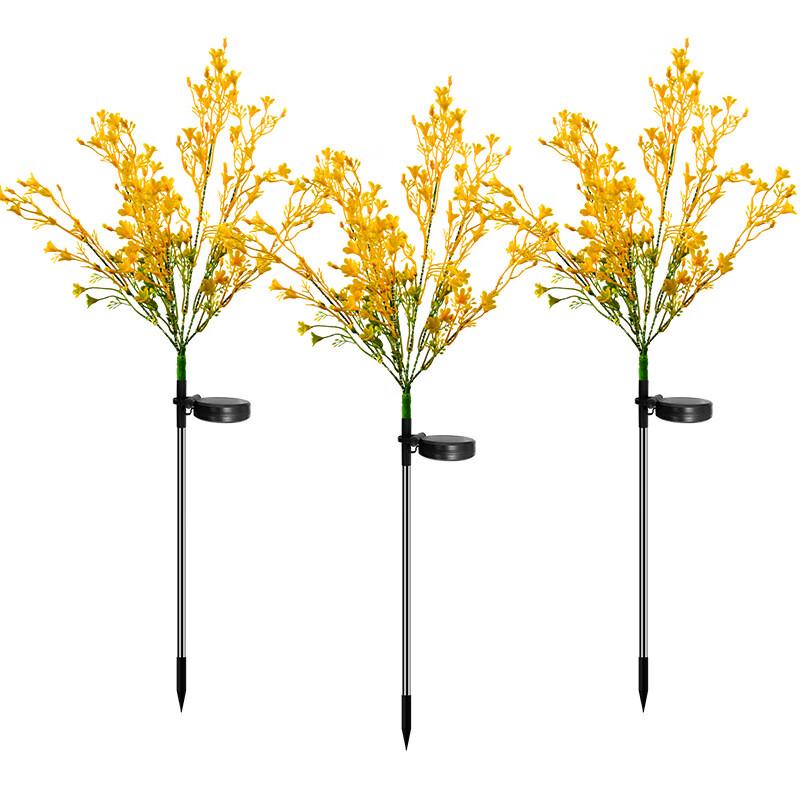 Bairuichen Solar-LED Rapsblumen Gartensteckerleuchte