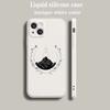 Luxury Color Phone Case For iPhone 15 14 13 12 mini 11 Pro Max XS X XR SE 7 8 Plus soft Beige Cover Letter Print Kangaroo