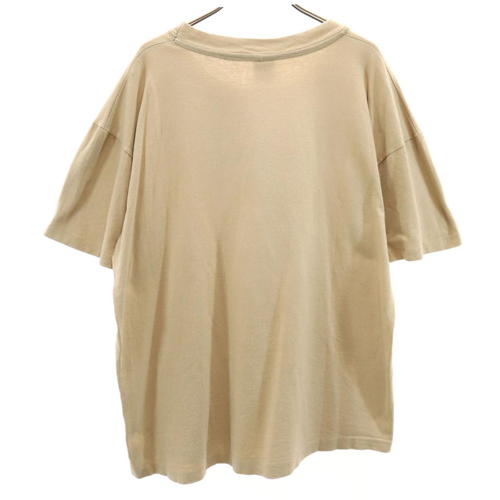 anbil 90s Made in USA Old Short sleeve T-shirt L beige Men's Used