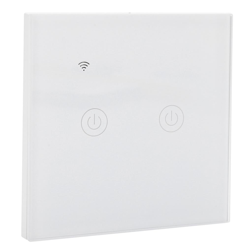 Smart Light Switch Touch Panel ABS Universal for Single Zero Fire Wire 220‑240VAC2 Way Wifi
