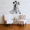 Modern Dance Couple Metal Wall Art Silhouette Tango Dancer Home Decor
