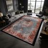 Dark toned Distressed Persian Living Room Carpet Decoration Bedroom Bedside Antiskid Fluffy Rug Washable Soft Coffee Tables Mat