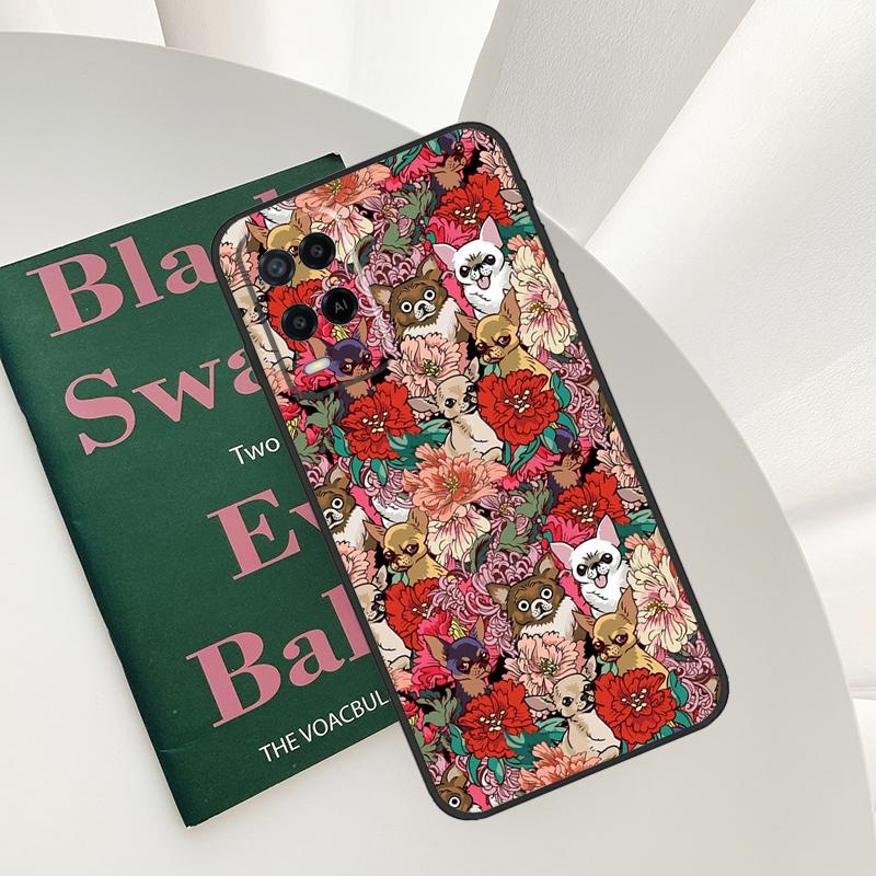Chihuahua Dog Case For Oppo A96 A76 A16 A15 A17 A52 A72 A54S A57S A58 A78 A98 A57 A77 A54 A74 A94 Cover