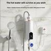 Instant Tankless Portable Electric Water Heater 3000W To 5500W Adjustable 220V for Bathroom Shower Kitchen Sink