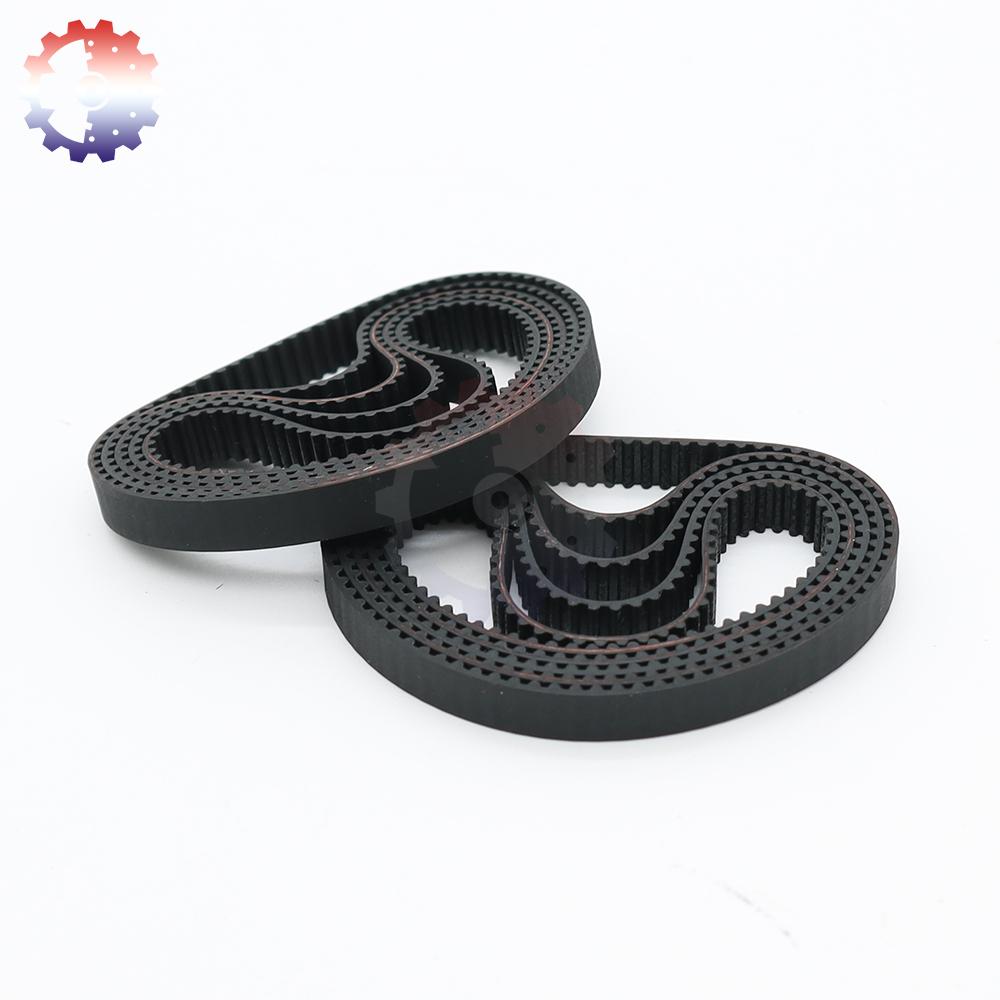 HTD 2M Drive Toothed Belt 2M Timing Belt Width 4 6 10 15mm Belt Length 118mm to 376mm 142mm HTD2M Closed Loop Rubber Timing Belt