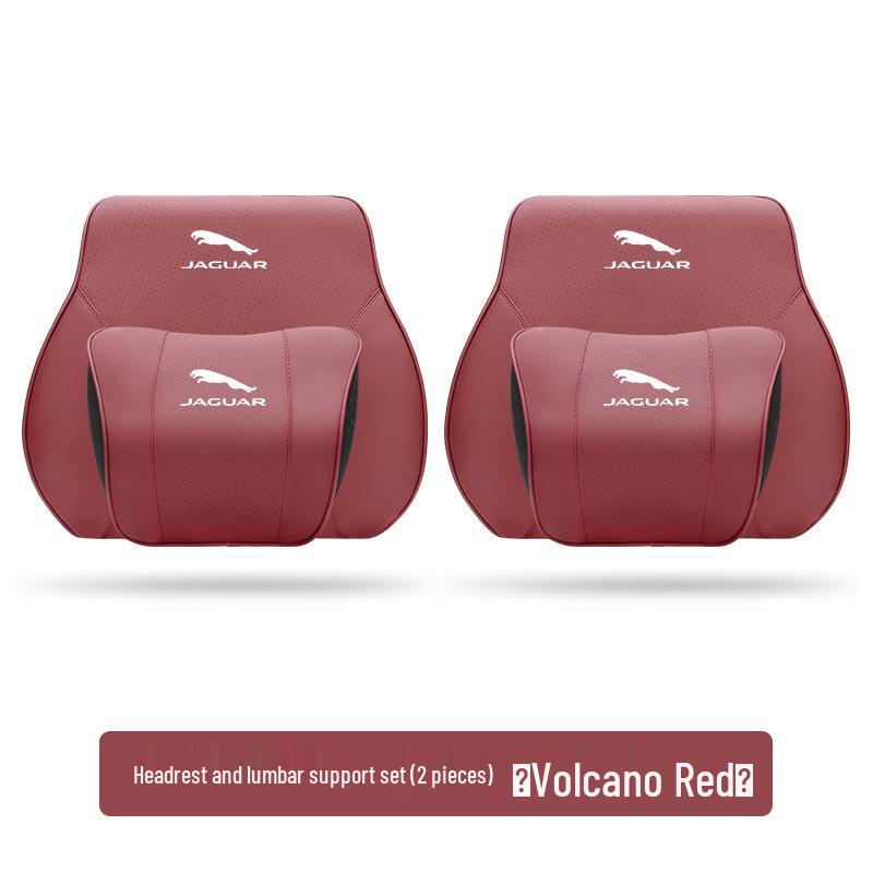 Compatible with Jaguar XEL, XFL, E-PACE, XE, XF, XJ headrests and neck pillows, interior trim accessories.