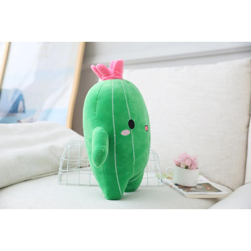1pc 23CM Cartoon Cactus Plush Toys Kawaii Stuffed Soft Plant Dolls for Children Baby Kids Toys Birthday Decoration Gifts