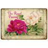 Retro Flower Tin Sign Gardening Metal Sign Vintage Garden Club Outdoor Indoor Home Wall Hanging Decorative Plaque Plates Farm