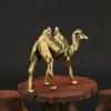 Retro Brass Camel Figurines Miniatures Home Decor Animal Statue Desktop Ornaments Gifts Room Decor Sculpture Copper Toy Gifts