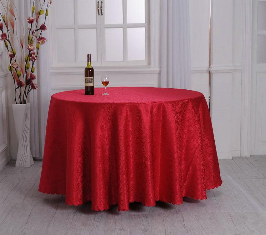 Hotel Tablecloth Restaurant Restaurant Large Stall Tablecloth Table Skirt Table Flag Burgundy Champagne Silver Gray Round Table