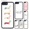 Cartoon Dachshund Sausage Dog Phone Case For iPhone 17 Air 13 12 Cover For Apple 14 15 16 Pro Max Plus Plus