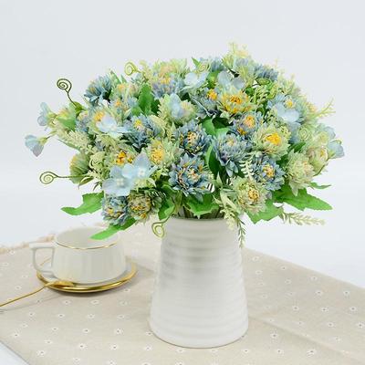 Korean Dragon Claw Chrysanthemum Artificial Bouquet for Party, Restaurant, Shop, or Desktop Decoration