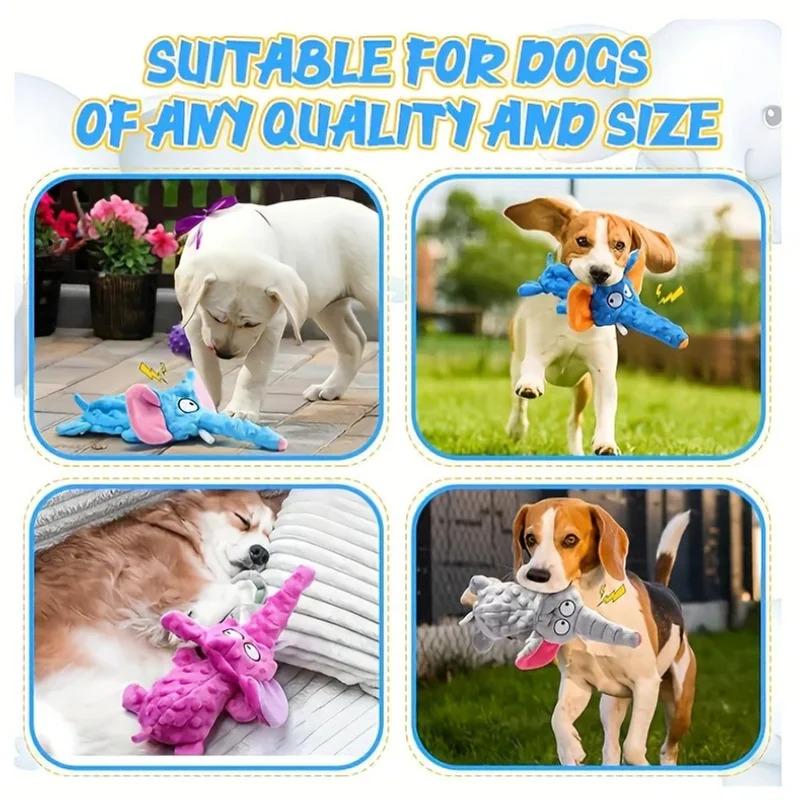 Sprachgesteuertes Plüsch-Kauspielzeug für Hunde und Katzen Tierform Bissfestes Puzzle-Spielzeug mit Zahnreinigungsfunktion Haustier