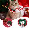 Pet Christmas Hand Hook Cute Cat Knit Bib M Size For 10 Catty Cats Dog Tie Out 10 Ft Large Dog