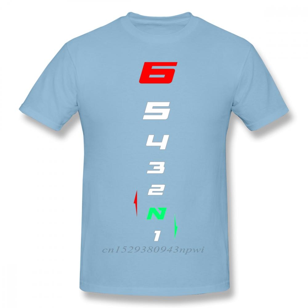Motorcycle Shift Gear 1N23456 Moto T Shirt Round Neck Tees Hot Sale New Arrivla Plus Size Top Design