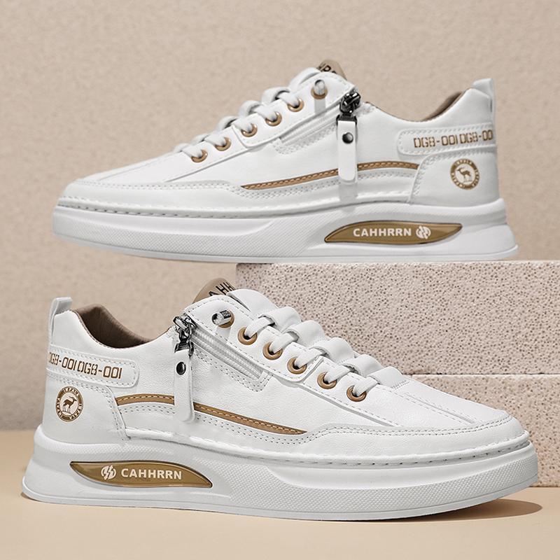 

YRZL Мужская обувь для доски Модная легкая повседневная обувь Нескользящая спортивная обувь Амортизирующая обувь для улицы, спорта, ходьбы, комфорта Мужские кроссовки 44 золотой