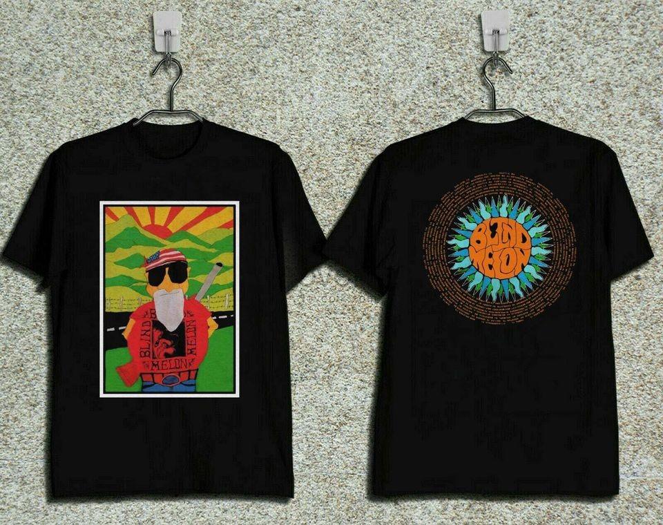 Clothing Shirt 2 Side Blind Melon Vintage 1993 Tour Concert Gildan Cotton High Q Unisex T-Shirt XXXL