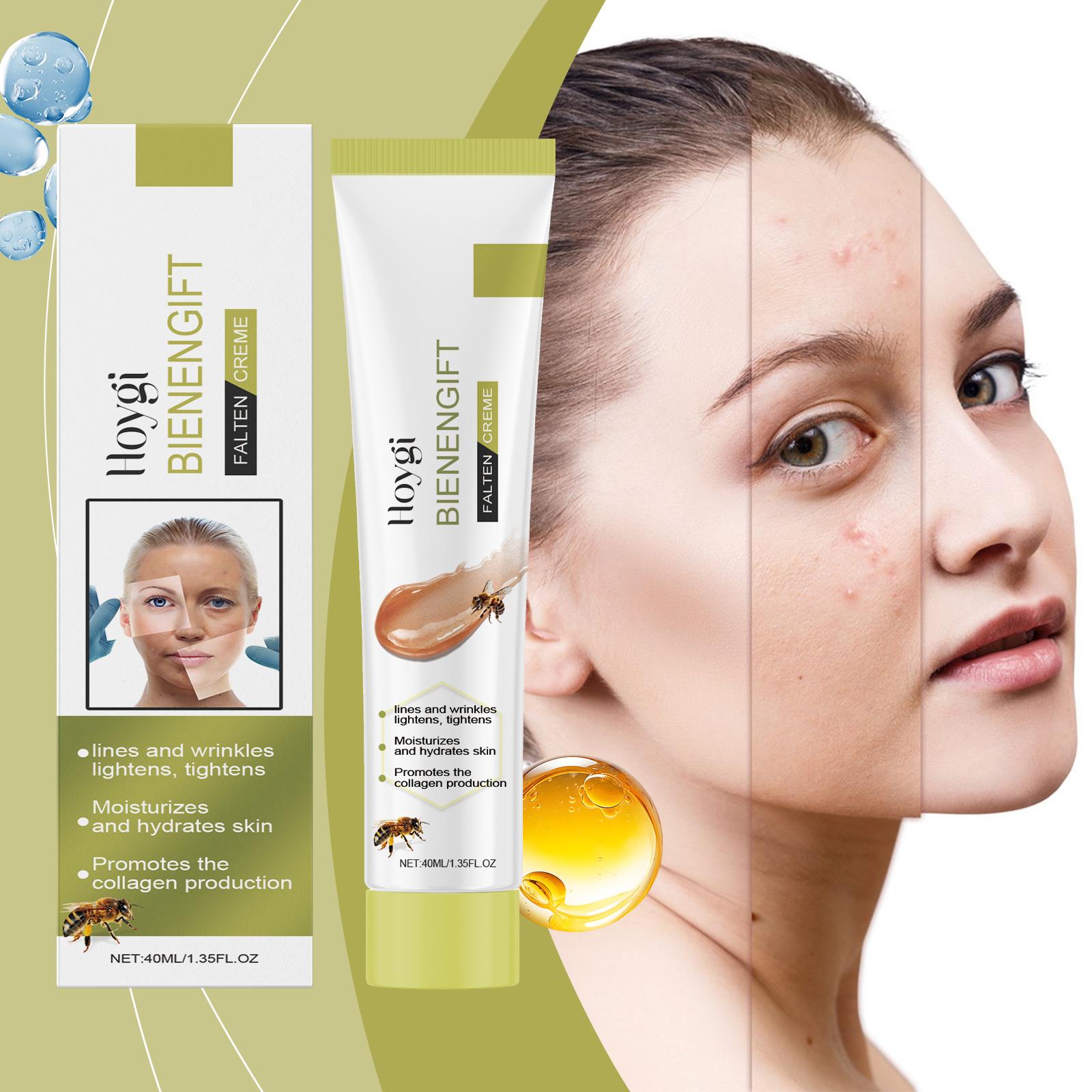 Hoygi Honey Collagen Face Cream Anti-Aging 24H Moisture Lock Firming Treatment for Sensitive & Dry Skin 40ml