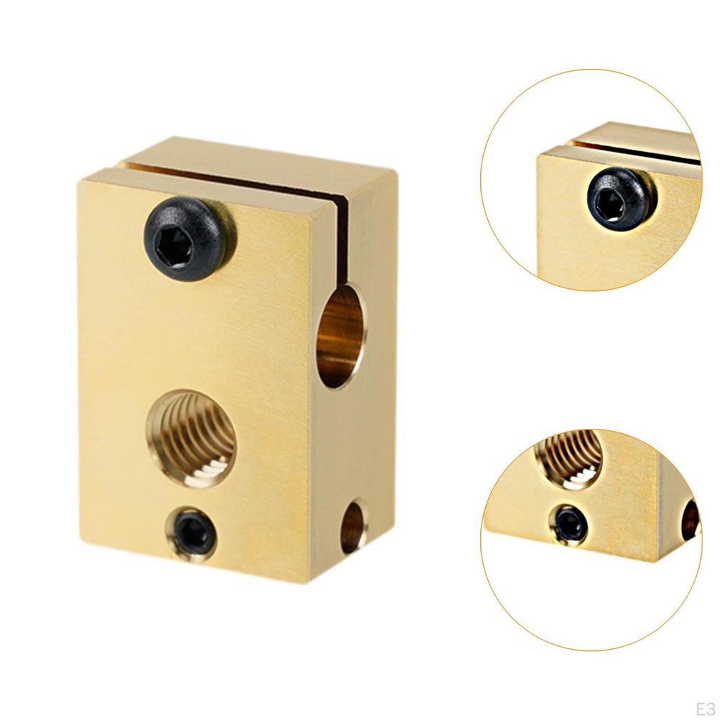 3D Printer Block Part for PT100 V6 Easy to Install Replacement Quality Professional
