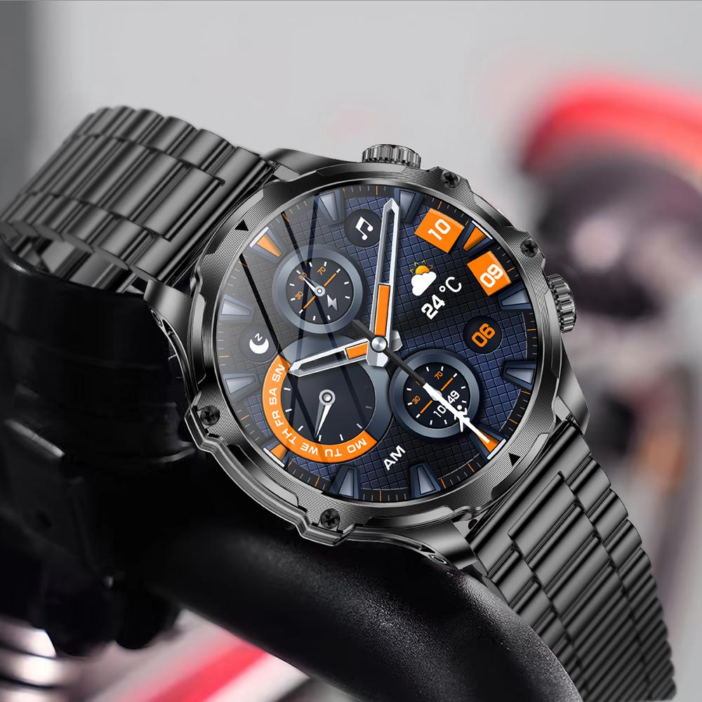 MEVADEN Νέο Ανδρικό Smartwatch με Κλήσεις Bluetooth 1,85 ιντσών Αθλητικός Fitness Tracker Παρακολούθηση Καρδιακού Ρυθμού Smartwatch Για Android IOS 700mAh AK75