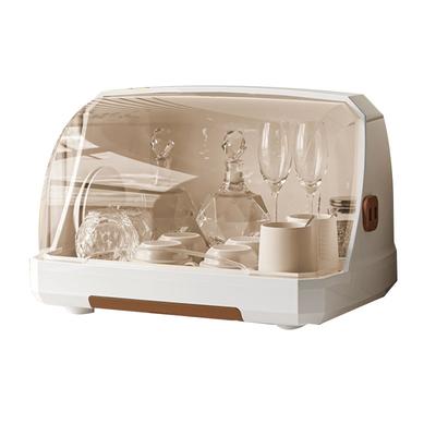 Multi Functional Storage Organizer Desktop Cup Storage Rack Cup Drying Rack Dustproof Glass Tea Cup