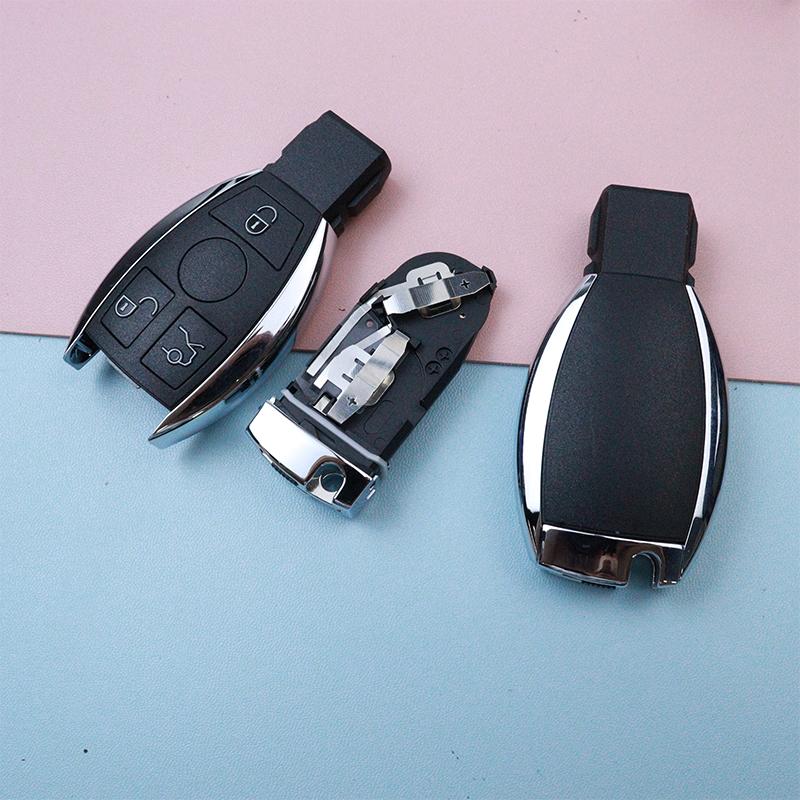 Upgrade Old Dual-Battery Holder Car Key Fob Case Shell For Mercedes-Benz A B C E S Cl Cls Cla Clk W203 W204 W205 W210 W211 W212