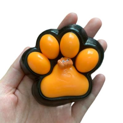 Squishy Cat Paw Stress Relief Toy Soft Jelly Feel Squeeze Toy Gadget for Kids & Adults X-mas Anti-Anxiety Gifts Squeeze Toys