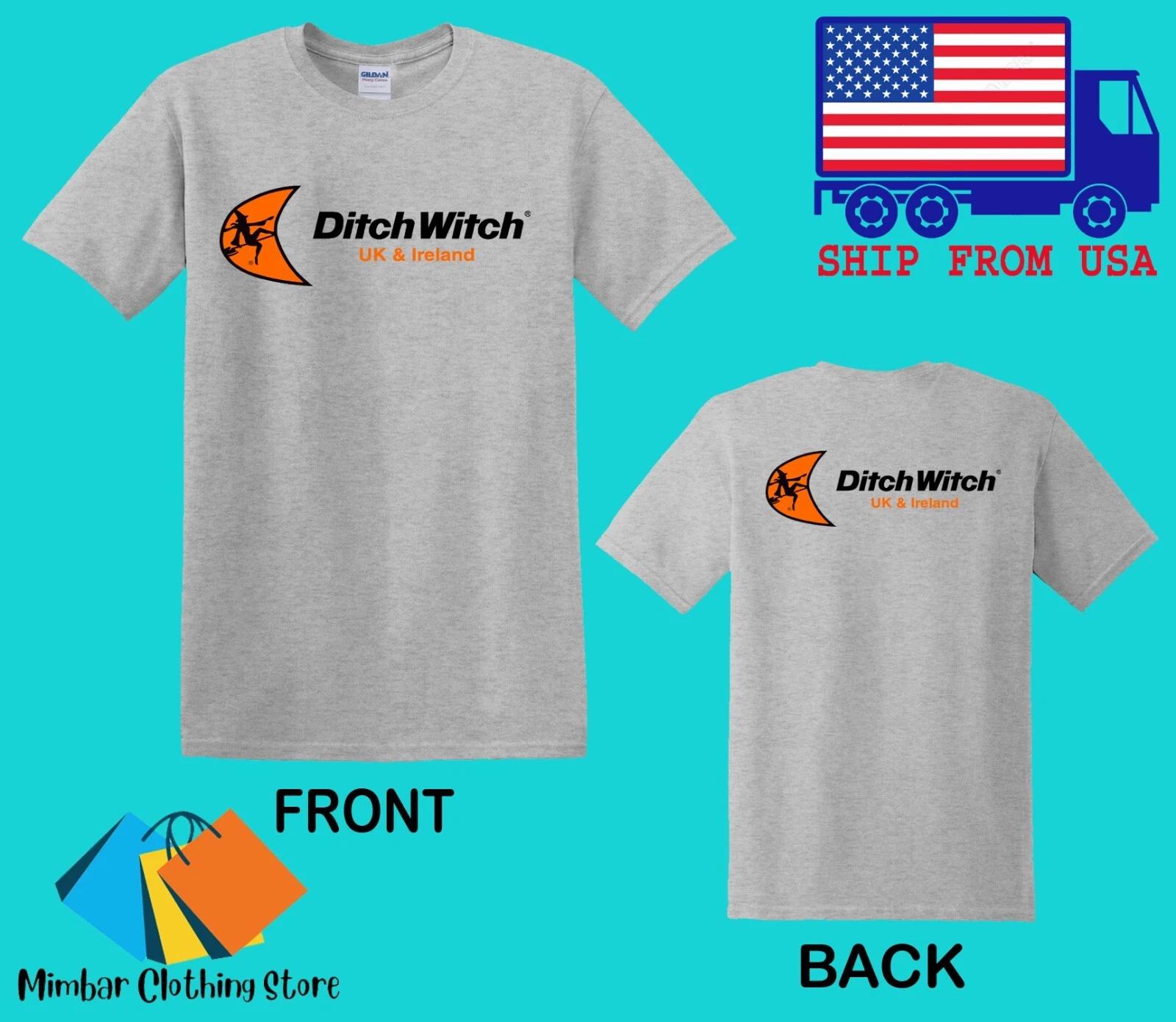 Ditch Witch Men s Gray Size S-5XL L