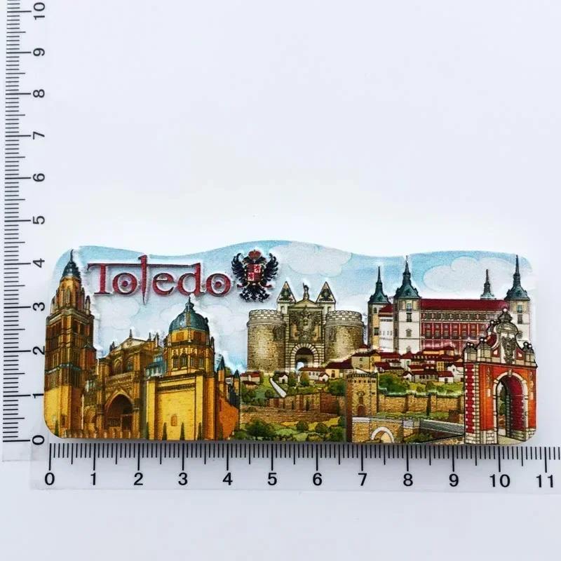 Spanien Madrid Kühlschrankmagnete Touristensouvenir Cordobam Barcelona Sevilla Toledo Magnetische Kühlschrankaufkleber Sammlung Geschenke