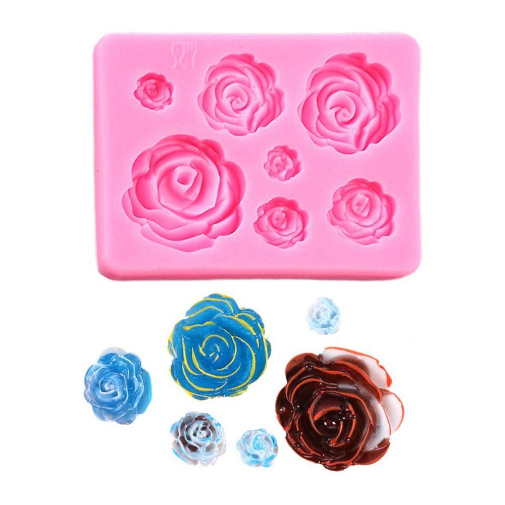 Flower Bloom 3D Cake Mold Silicone Baking Tool New Fondant Soap Mold  Cupcake Candy Chocolate Jelly