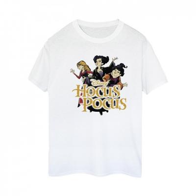 Hocus Pocus Damen/Damen Strike A Pose Baumwoll-Boyfriend-T-Shirt
