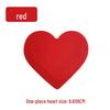Customizable Heart-Shaped Leather Bookmark with PU Leather and Logo Personalization