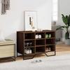 VidaXL Shoe Cabinet Brown Oak 90x38x61.5 Cm Engineered Wood, Shoe Rack, Storage Cabinet of 848648